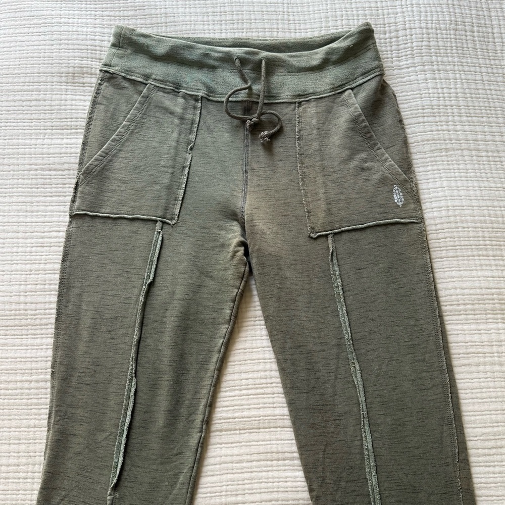 FP Movement Olive Green Flare Pants